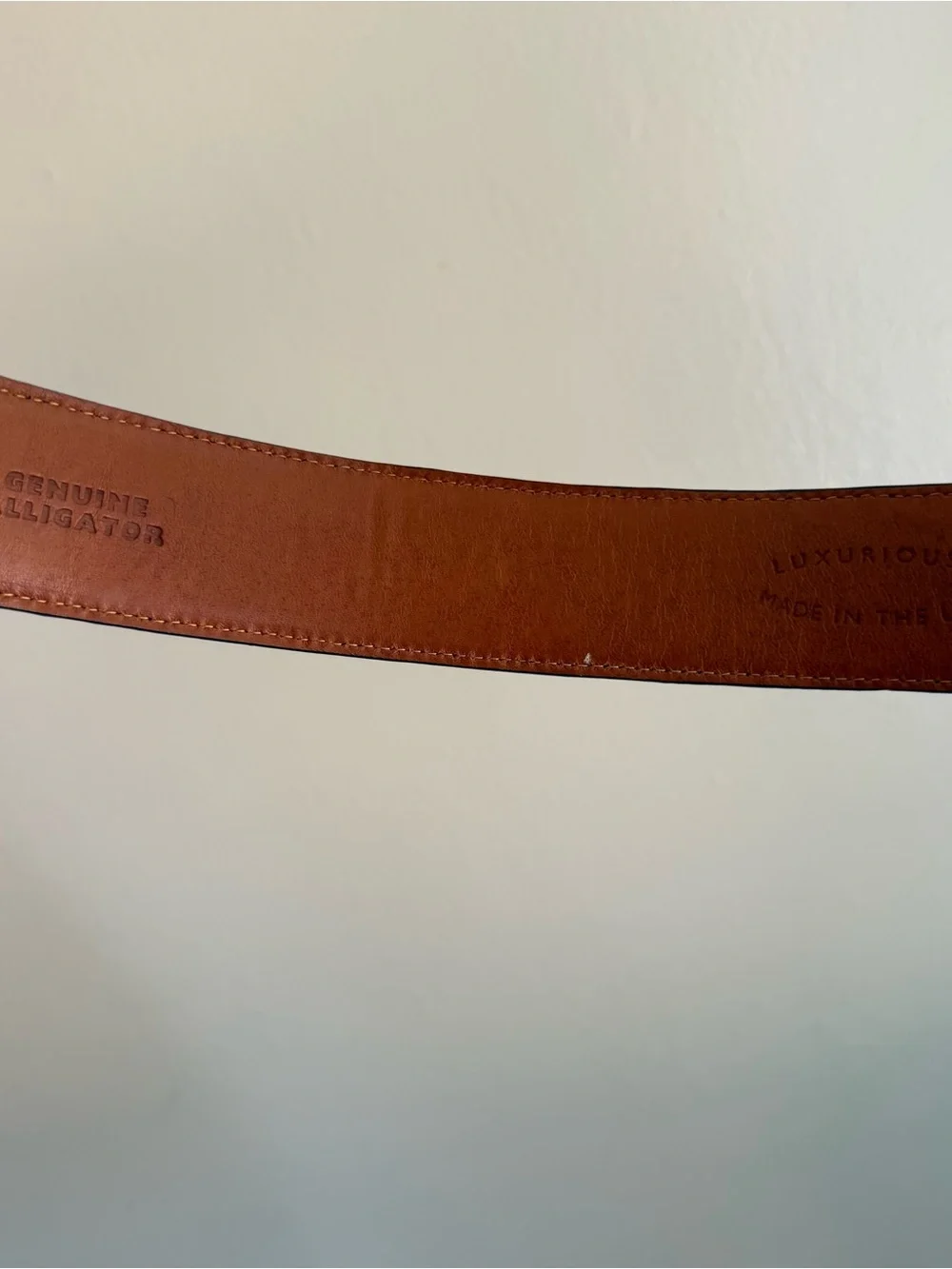 Alligator belt
